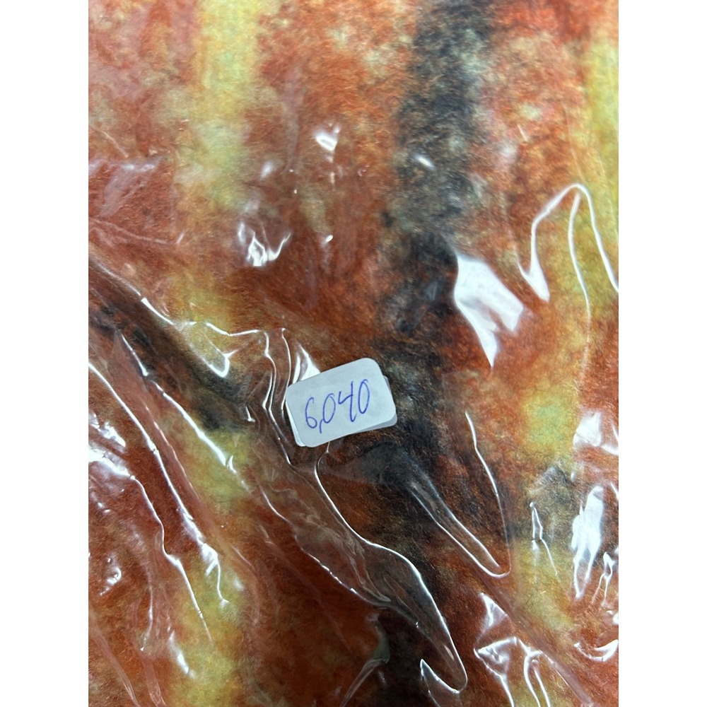 Gorpcore Urban Outfitters Women One Size Orange Green Plaid Fringe Blanket Scarf - Picture 8 of 8